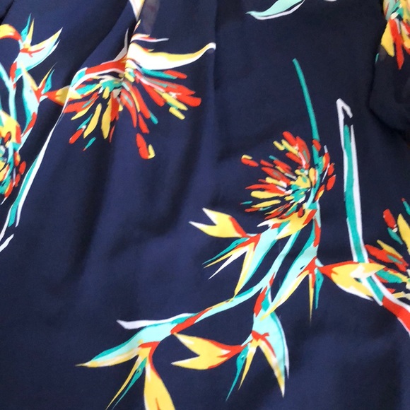 New York and Company Navy Blue Dress - Picture 2 of 2